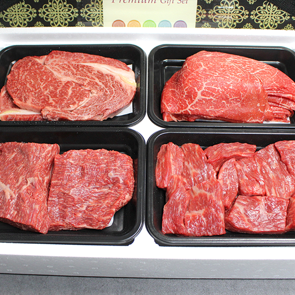 [한성가횡성한우]정품 횡성한우 명품프리미엄 실속세트 7호 1.6kg(등심400g,불고기400g,국거리400g,장조림400g)